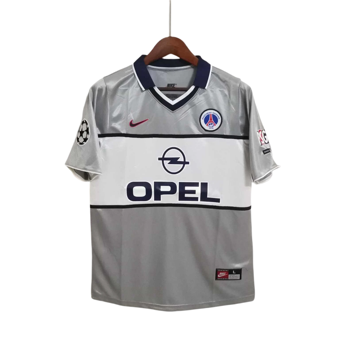 2000 -2001 Paris Saint-Germain grey Away Retro kit - ClassicKits433