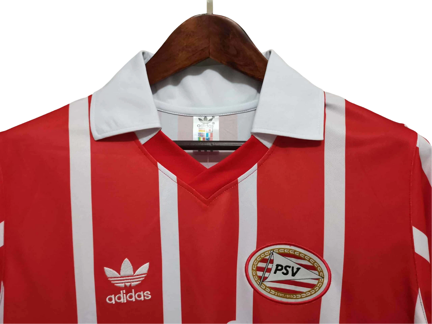 1990/91 PSV Eindhoven Home Red Retro Kit - ClassicKits433