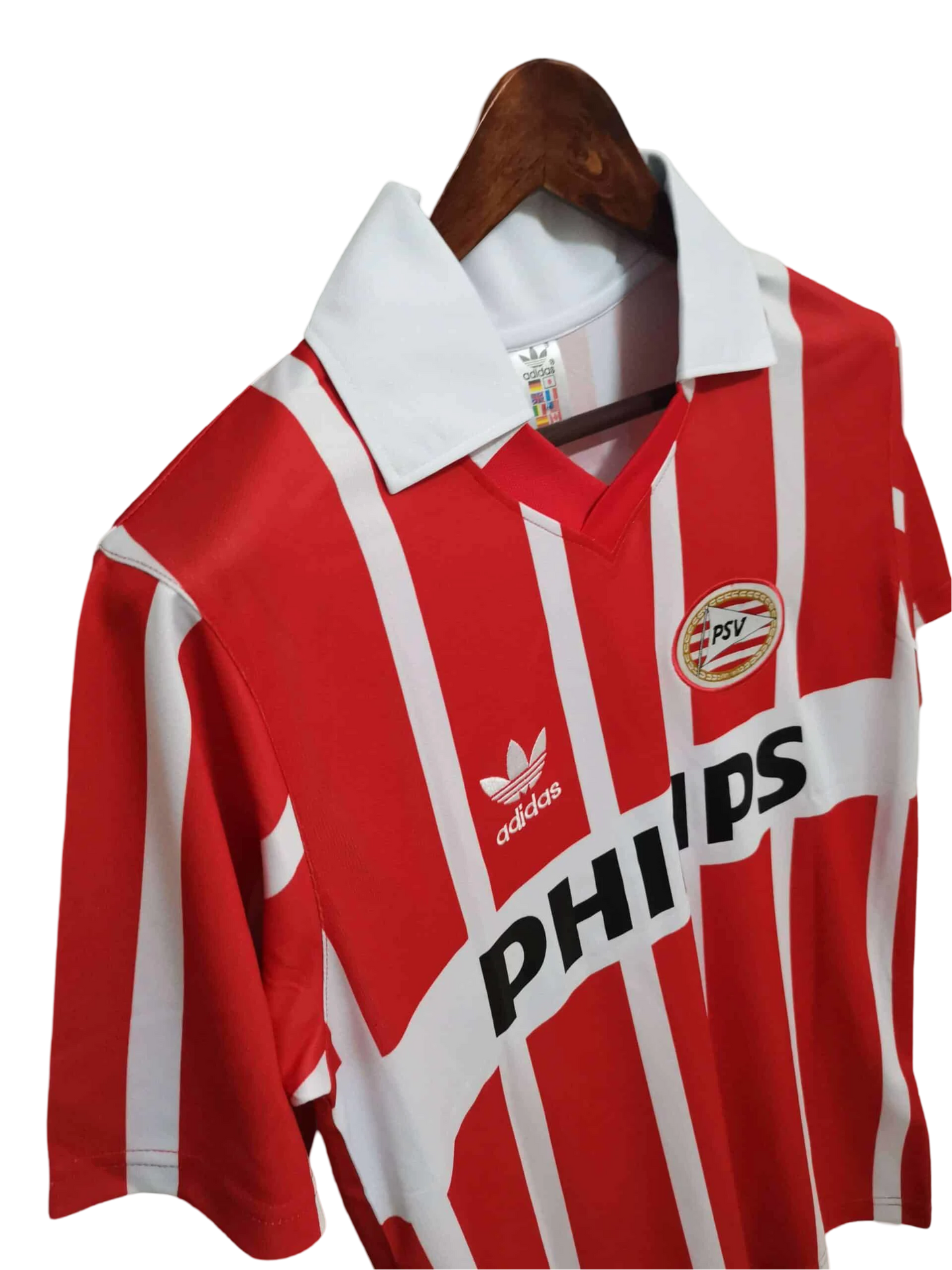 1990/91 PSV Eindhoven Home Red Retro Kit - ClassicKits433