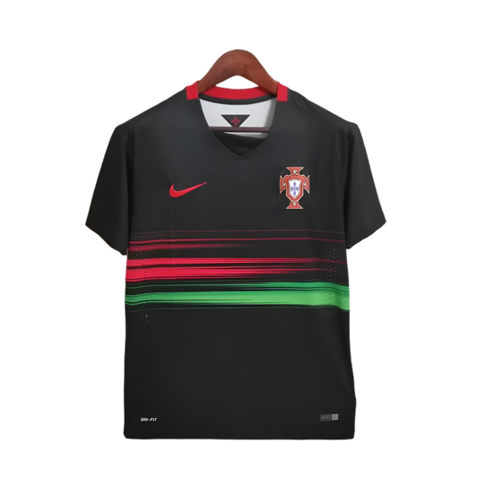 2015/2016 Portugal Away Black Retro Kit - ClassicKits433