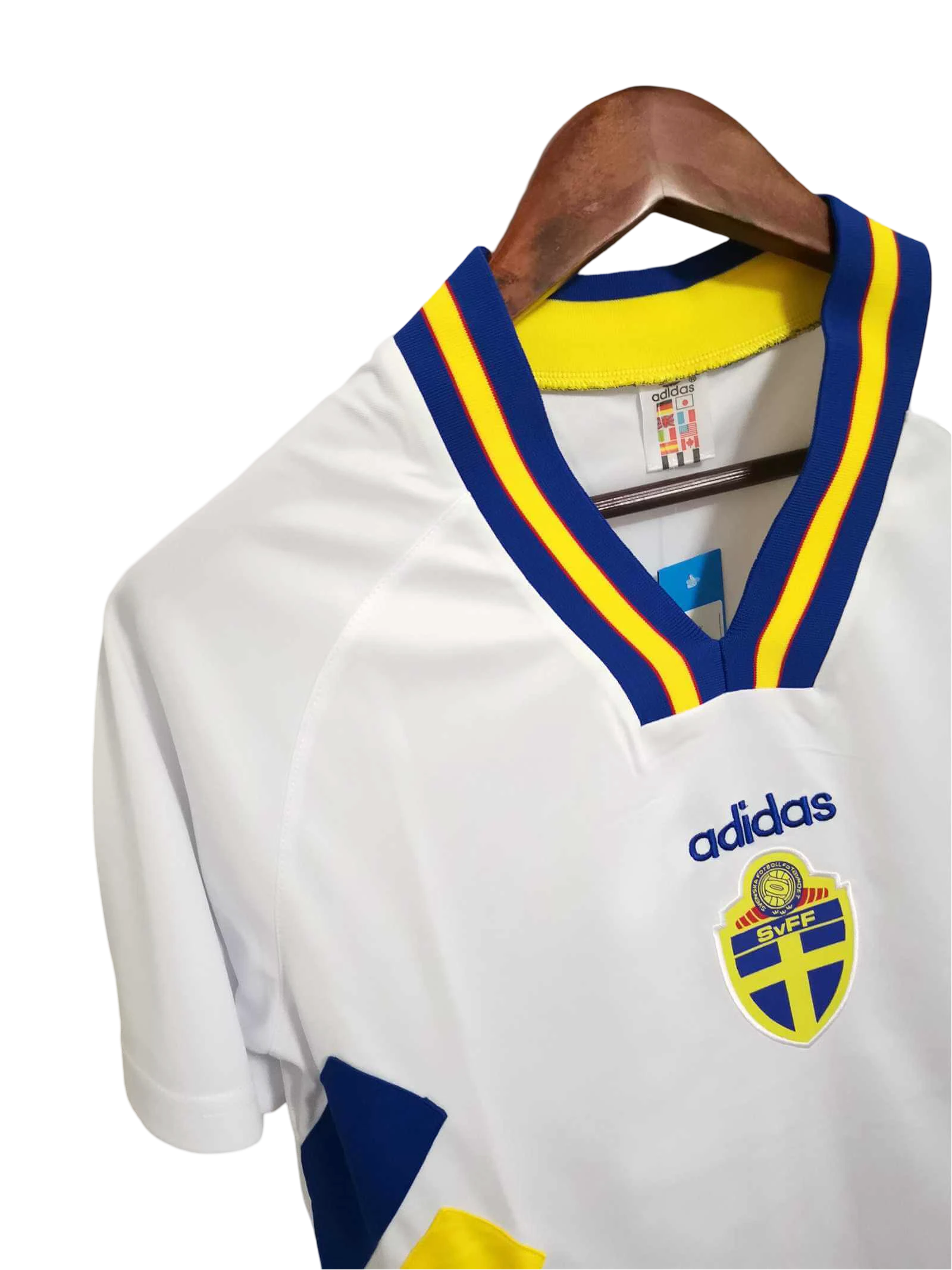 1994/1995 Sweden White Away Retro Kit - ClassicKits433