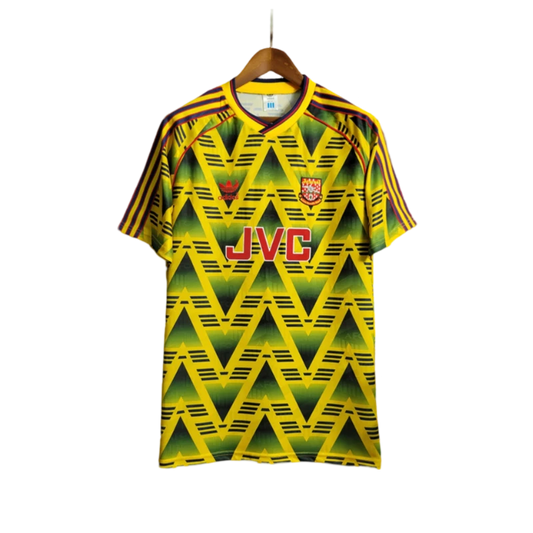 1991/93 Arsenal Bruised Banana Away Retro Kit - ClassicKits433